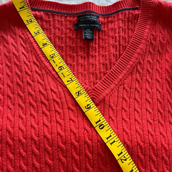 Tommy Hilfiger Woman’s V-Neck Long Sleeve Sweater - Picture 6 of 10